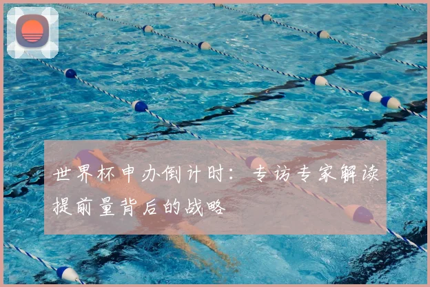 世界杯申办倒计时：专访专家解读提前量背后的战略